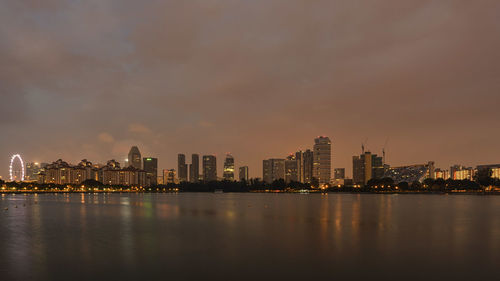 City at waterfront