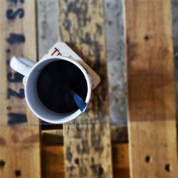 Close-up of coffee cup