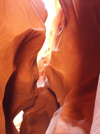 Close-up of rock formation