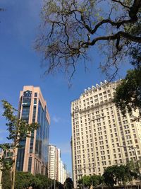 Low angle view of modern building