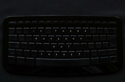 Close-up of computer keyboard