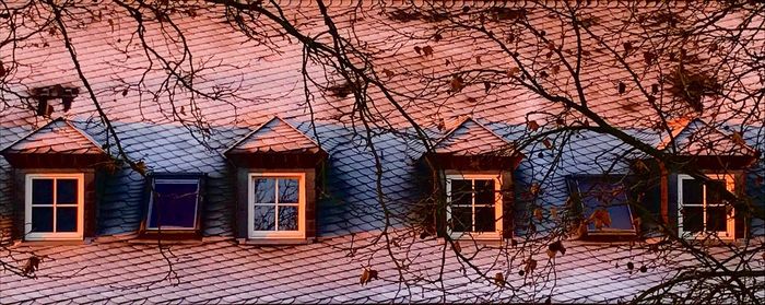 House against sky