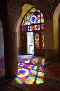 Interior of temple