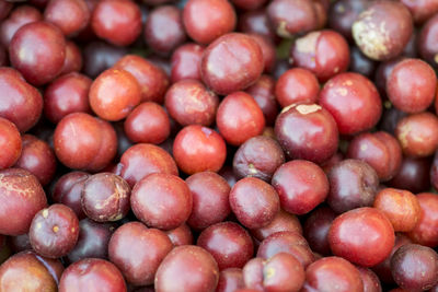 Full frame shot of apples