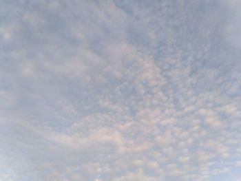 Low angle view of clouds in sky