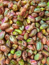 Full frame shot of pistachios for sale 