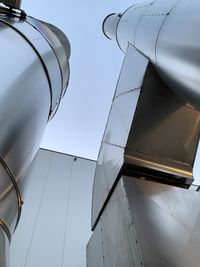 Low angle view of building against clear sky