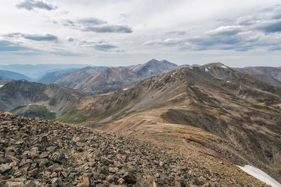 Rocky mountains landscape near denver