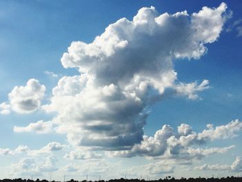 Low angle view of clouds in sky