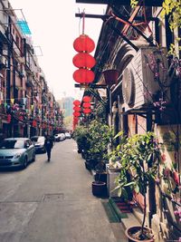 Street amidst buildings in city