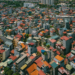 The iron roofing - a special feature of hanoi architecture that can only be seen from above