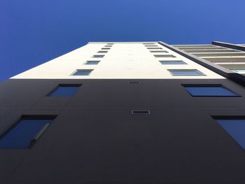 Low angle view of building against clear sky