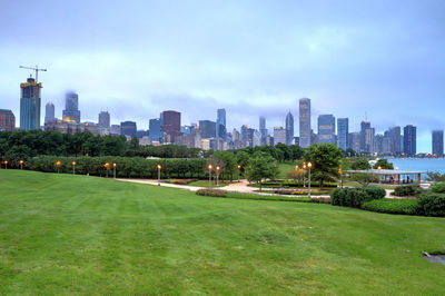 View of buildings in city