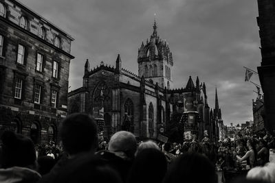 Low angle view of church