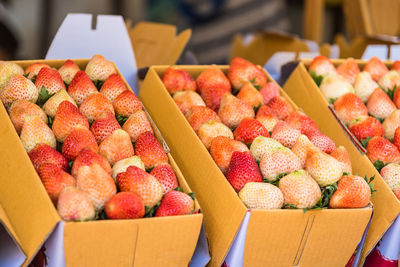 Close-up of fruits for sale in market