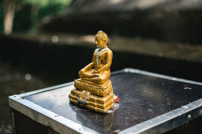 Close-up of buddha statue