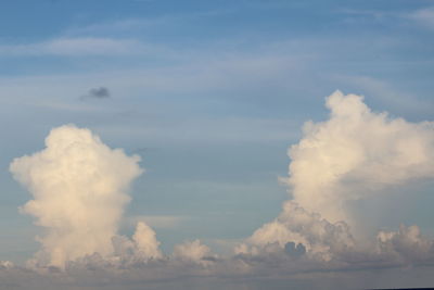 Low angle view of clouds in sky