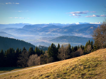 Scenic view of landscape against sky