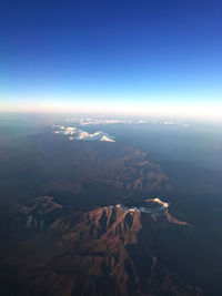 Aerial view of landscape against sky