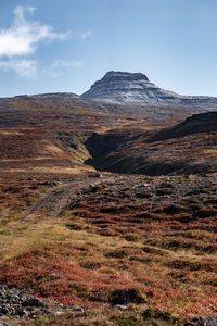 Scenic view of landscape against sky