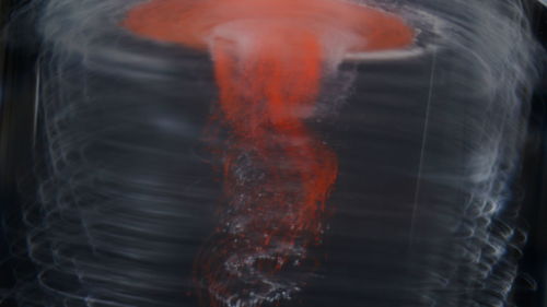 Close-up of blurred motion of water