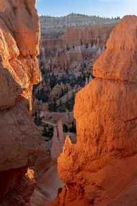 Rock formations at canyon national park