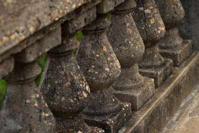 Close-up of buddha statue in temple