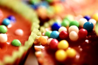 Close-up of multi colored candies