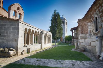 View of temple against sky