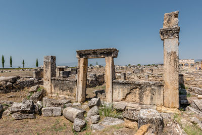 Old ruins against sky