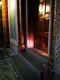 Interior of abandoned house