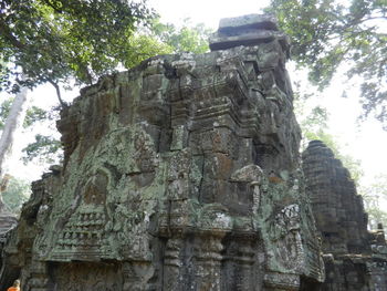 Low angle view of a temple
