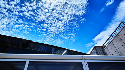 Low angle view of shimoda aquarium against sky