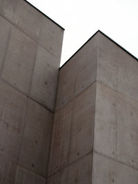 Low angle view of modern building against sky