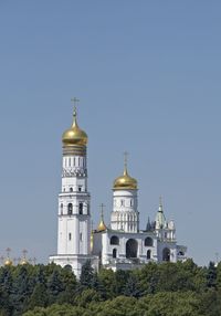 View of historic building against clear sky