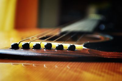 Close-up of guitar