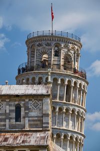 Low angle view of built structure against sky