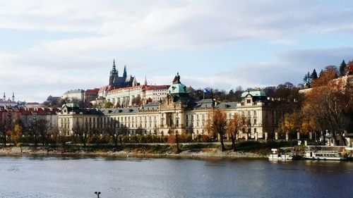 River with buildings in background