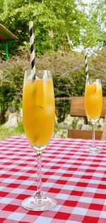 Close-up of drink on table