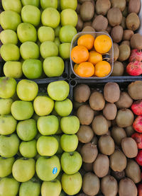Full frame shot of fruits