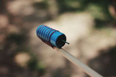 Close up of explosive fuse