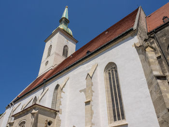 Low angle view of building against sky