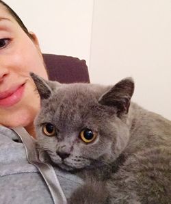 looking at camera