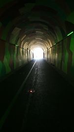 View of tunnel
