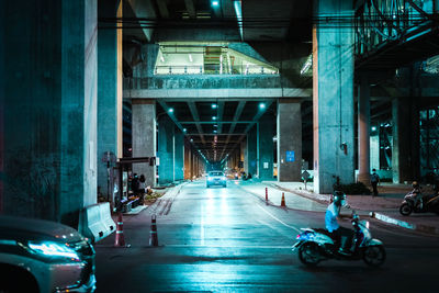 View of bridge in city