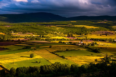 Scenic view of landscape against sky