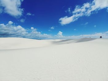 Scenic view of desert against sky