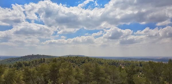 Panoramic view of landscape against sky