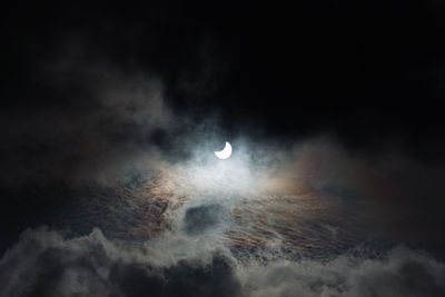 Close-up of illuminated light