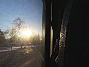 View of snow covered landscape